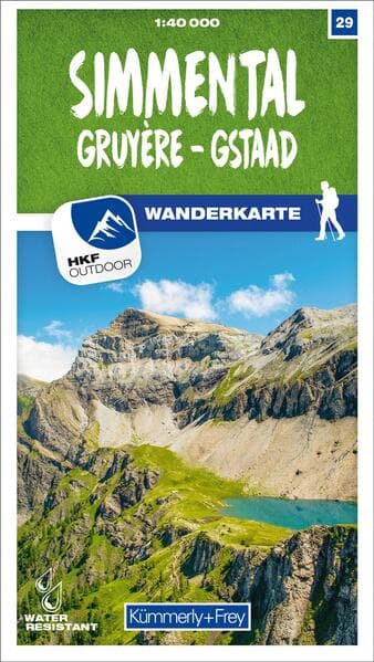 Kümmerly+Frey Wanderkarte 29 Simmental 1:40.000