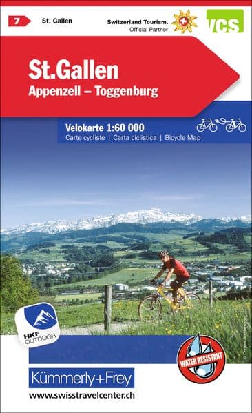 Kümmerly+Frey Velokarte 7 St. Gallen 1:60.000