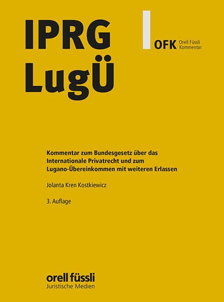 IPRG/LugÜ Kommentar