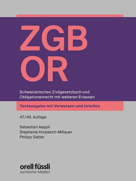ZGB/OR plus Verweise
