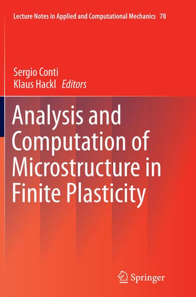 Analysis and Computation of Microstructure in Finite Plasticity