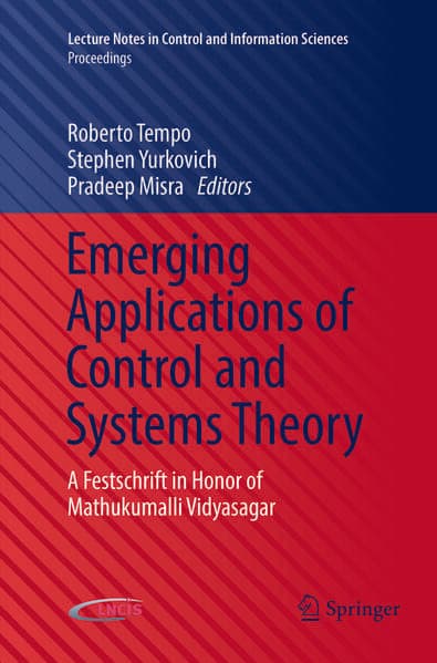 Emerging Applications of Control and Systems Theory