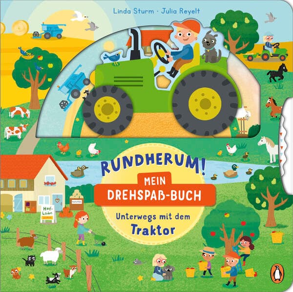 Rundherum! Mein Drehspaß-Buch – Unterwegs mit dem Traktor