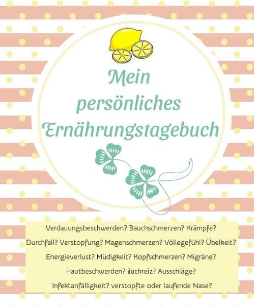 Mein persönliches Ernährungstagebuch