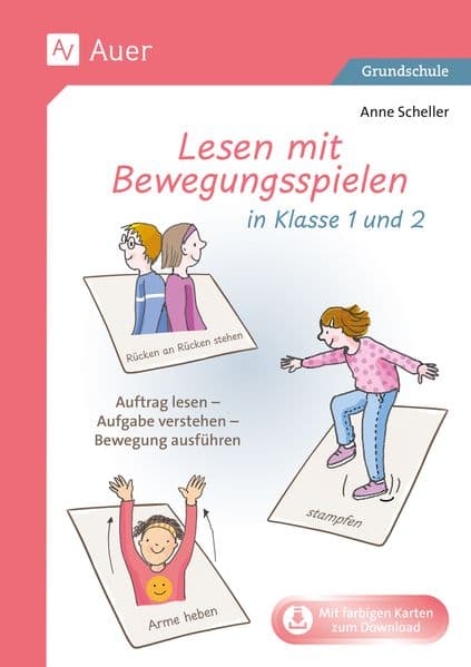 Lesen mit Bewegungsspielen in Klasse 1 und 2