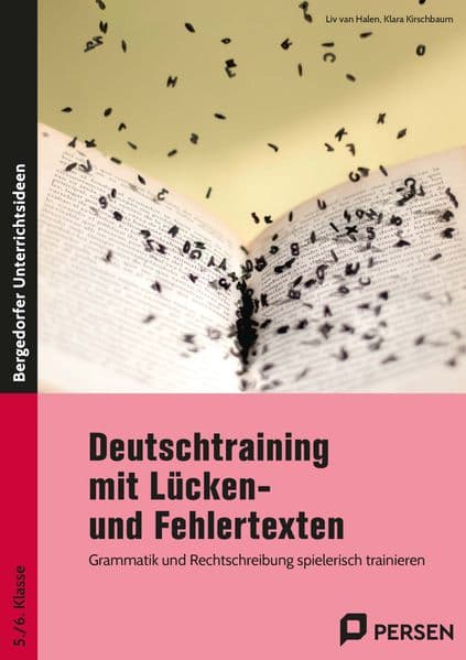 Deutschtraining mit Lücken- und Fehlertexten