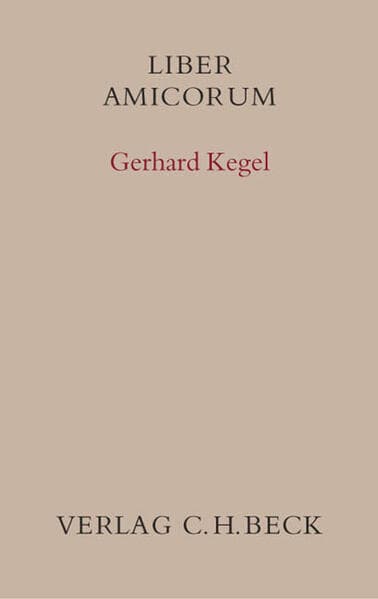 Liber amicorum Gerhard Kegel
