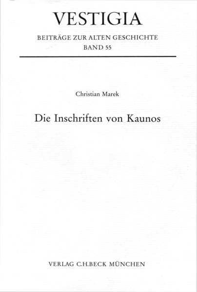 Die Inschriften von Kaunos