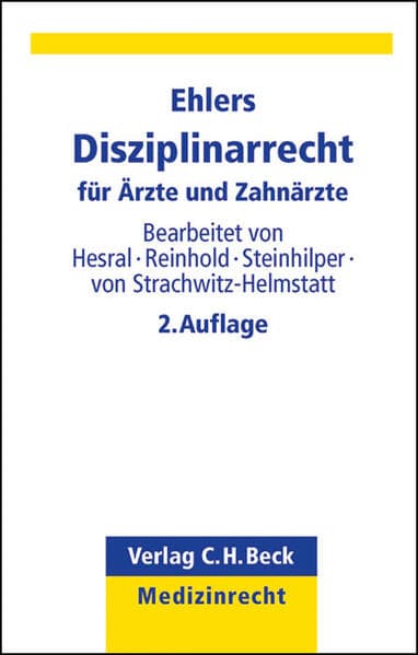 Disziplinarrecht für Ärzte und Zahnärzte