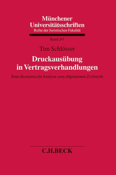 Druckausübung in Vertragsverhandlungen