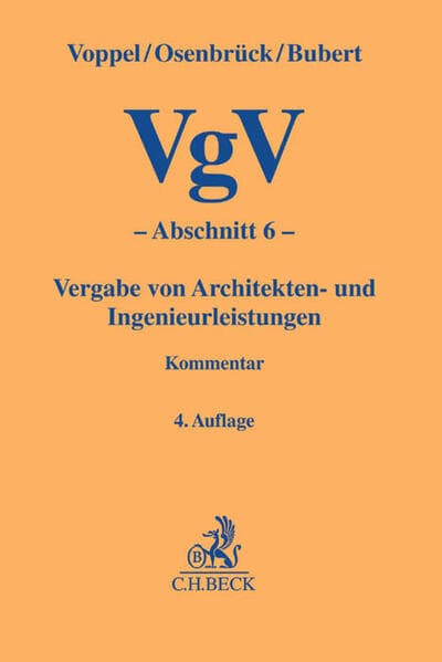 Gelbe Erläuterungsbücher / VgV
