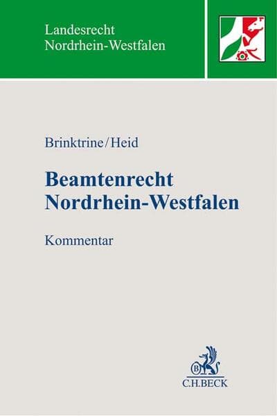Beamtenrecht Nordrhein-Westfalen. Beamtenrecht NRW