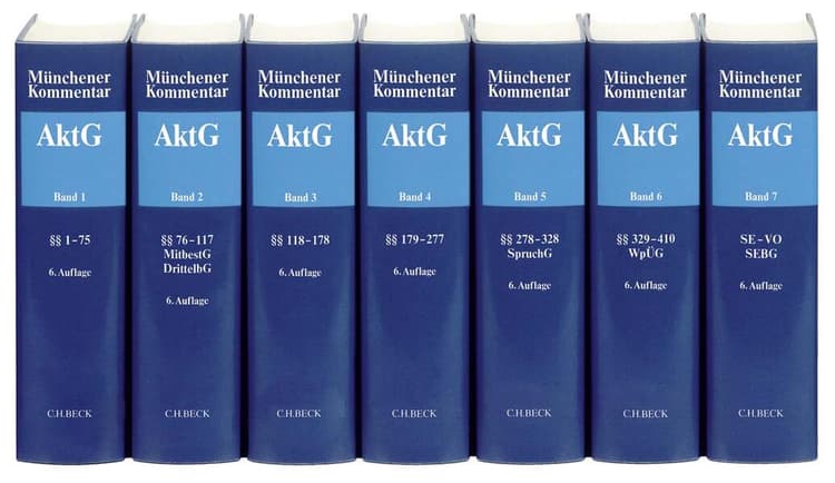 Münchener Kommentar zum Aktiengesetz Gesamtwerk