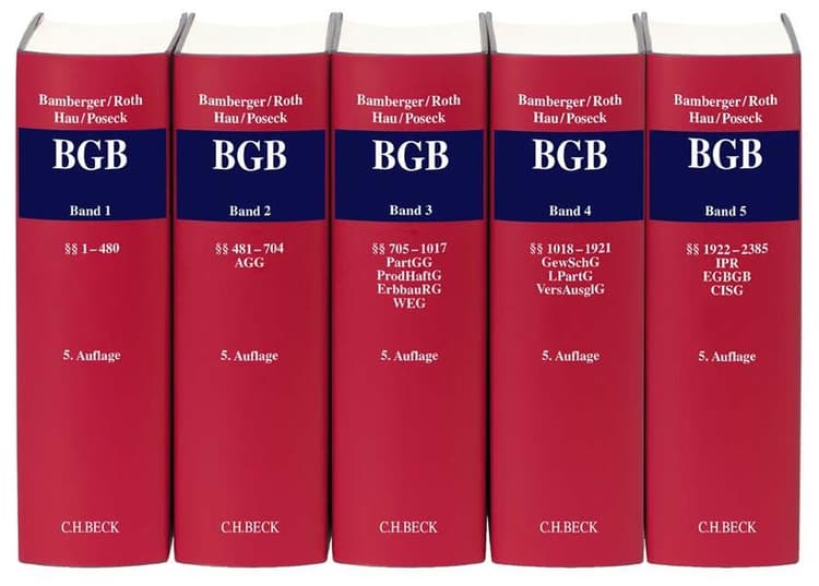 Bürgerliches Gesetzbuch Gesamtwerk