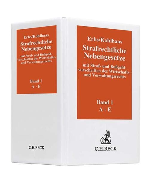 Strafrechtliche Nebengesetze Ordner I 86 mm