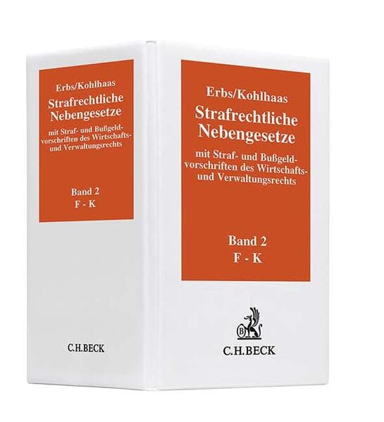 Strafrechtliche Nebengesetze Ordner II 86 mm
