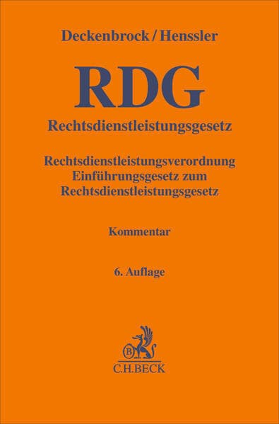 Rechtsdienstleistungsgesetz. RDG