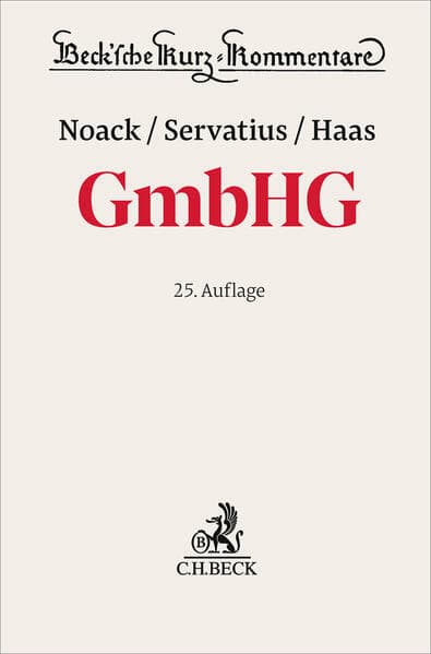Gesetz betreffend die Gesellschaften mit beschränkter Haftung. GmbHG