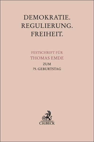 Demokratie. Regulierung. Freiheit