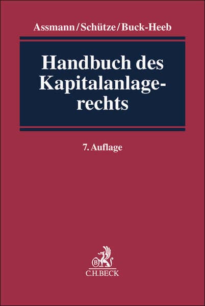 Handbuch des Kapitalanlagerechts