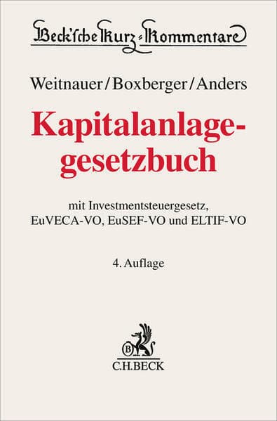 Kapitalanlagegesetzbuch. KAGB