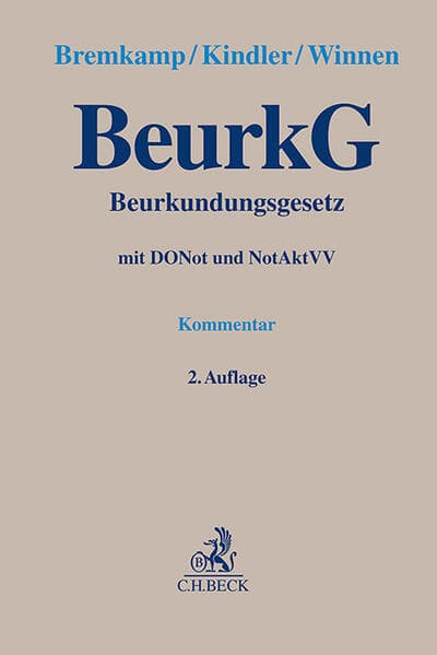 Beurkundungsgesetz. BeurkG