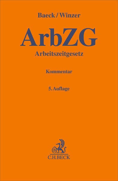 Arbeitszeitgesetz. ArbZG