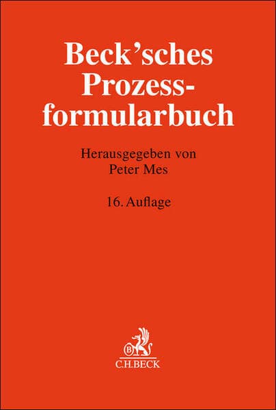 Beck'sches Prozessformularbuch