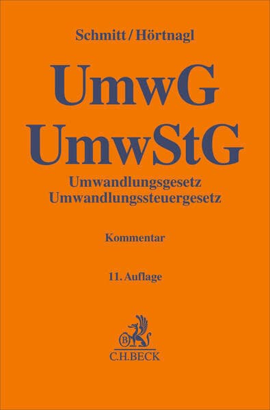 Umwandlungsgesetz, Umwandlungssteuergesetz. UmwG, UmwStG