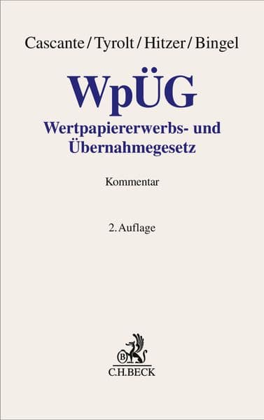 Wertpapiererwerbs- und Übernahmegesetz. WpÜG