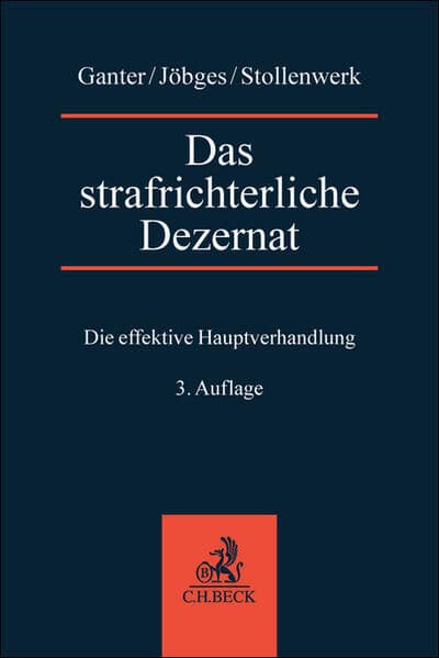 Das strafrichterliche Dezernat