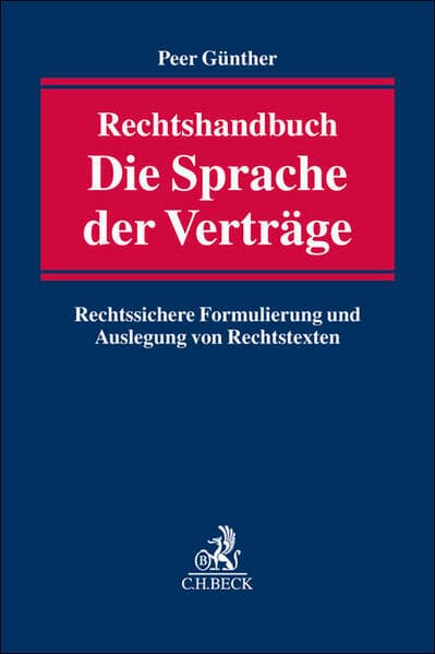 Rechtshandbuch Die Sprache der Verträge