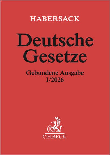 Deutsche Gesetze Gebundene Ausgabe I/2026