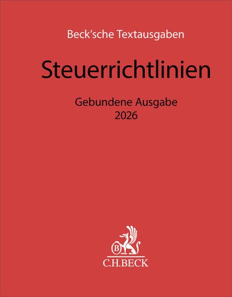 Steuerrichtlinien Gebundene Ausgabe 2026