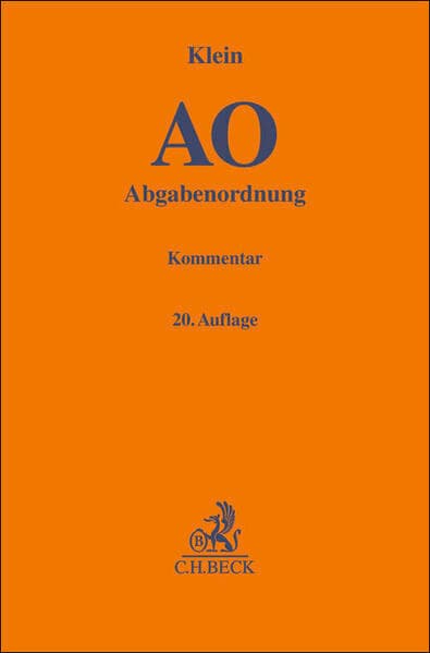 Abgabenordnung. AO