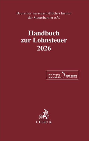 Handbuch zur Lohnsteuer 2026. LSt 2026