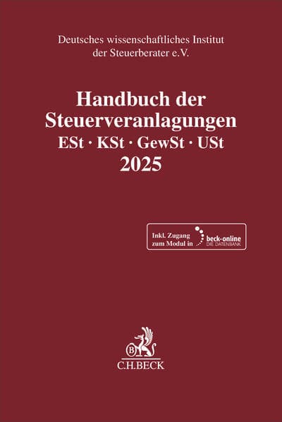 Handbuch der Steuerveranlagungen