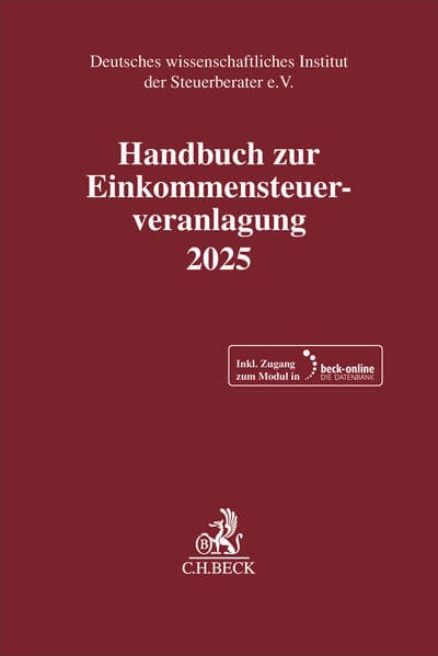 Handbuch zur Einkommensteuerveranlagung 2025. ESt 2025