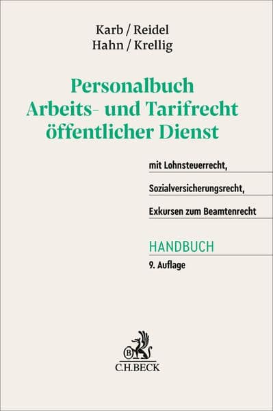 Personalbuch Arbeits- und Tarifrecht öffentlicher Dienst