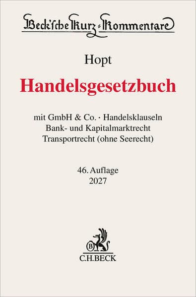 Handelsgesetzbuch. HGB