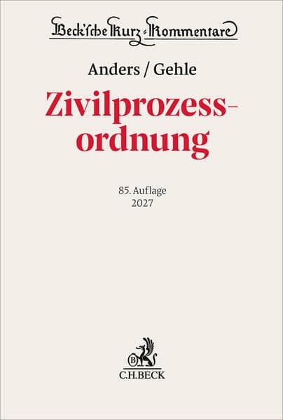 Zivilprozessordnung. ZPO