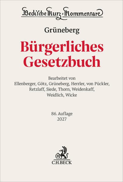 Bürgerliches Gesetzbuch. BGB