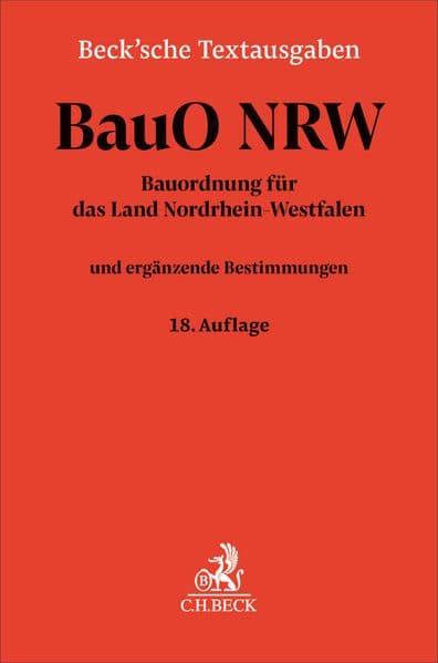 Bauordnung für das Land Nordrhein-Westfalen. BauO NRW