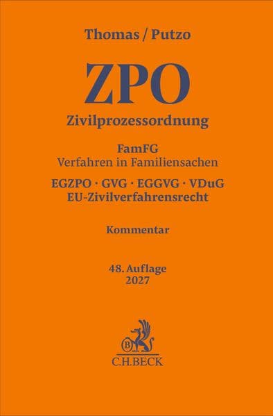 Zivilprozessordnung. ZPO