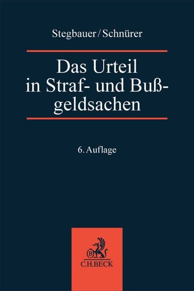 Das Urteil in Straf- und Bußgeldsachen