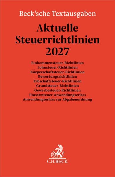 Aktuelle Steuerrichtlinien 2027