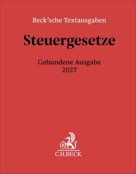 Steuergesetze Gebundene Ausgabe 2027