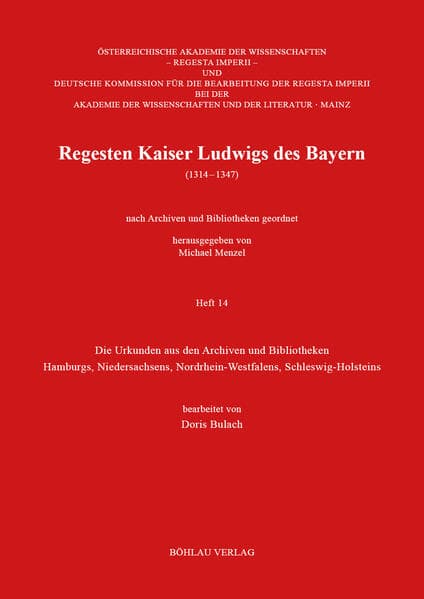 Regesten Kaiser Ludwigs des Bayern (1314-1347)