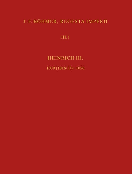 J. F. Böhmer, Regesta Imperii