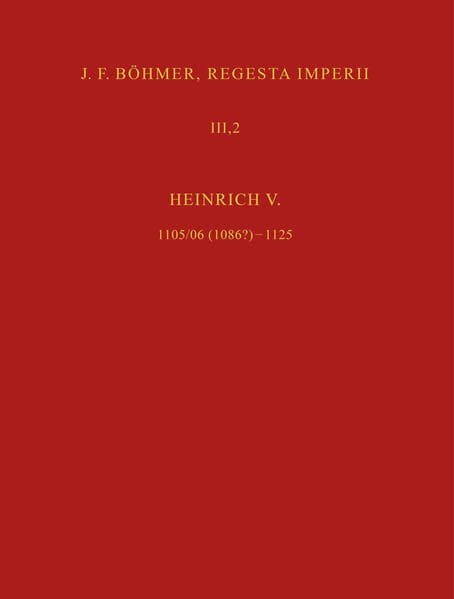 J. F. Böhmer, Regesta Imperii